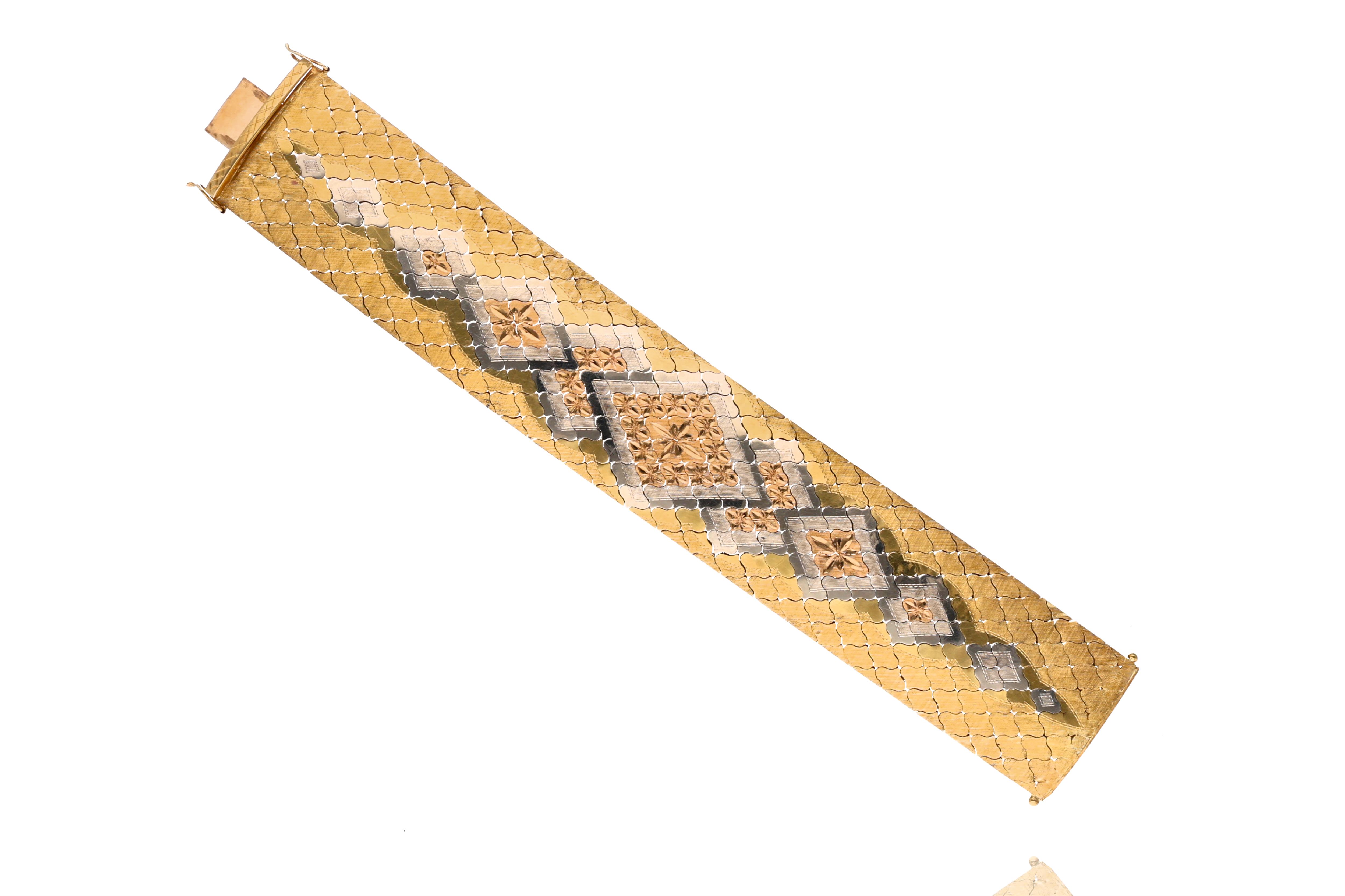 Bracciale a maglia morbida in oro - Asta Preziosi