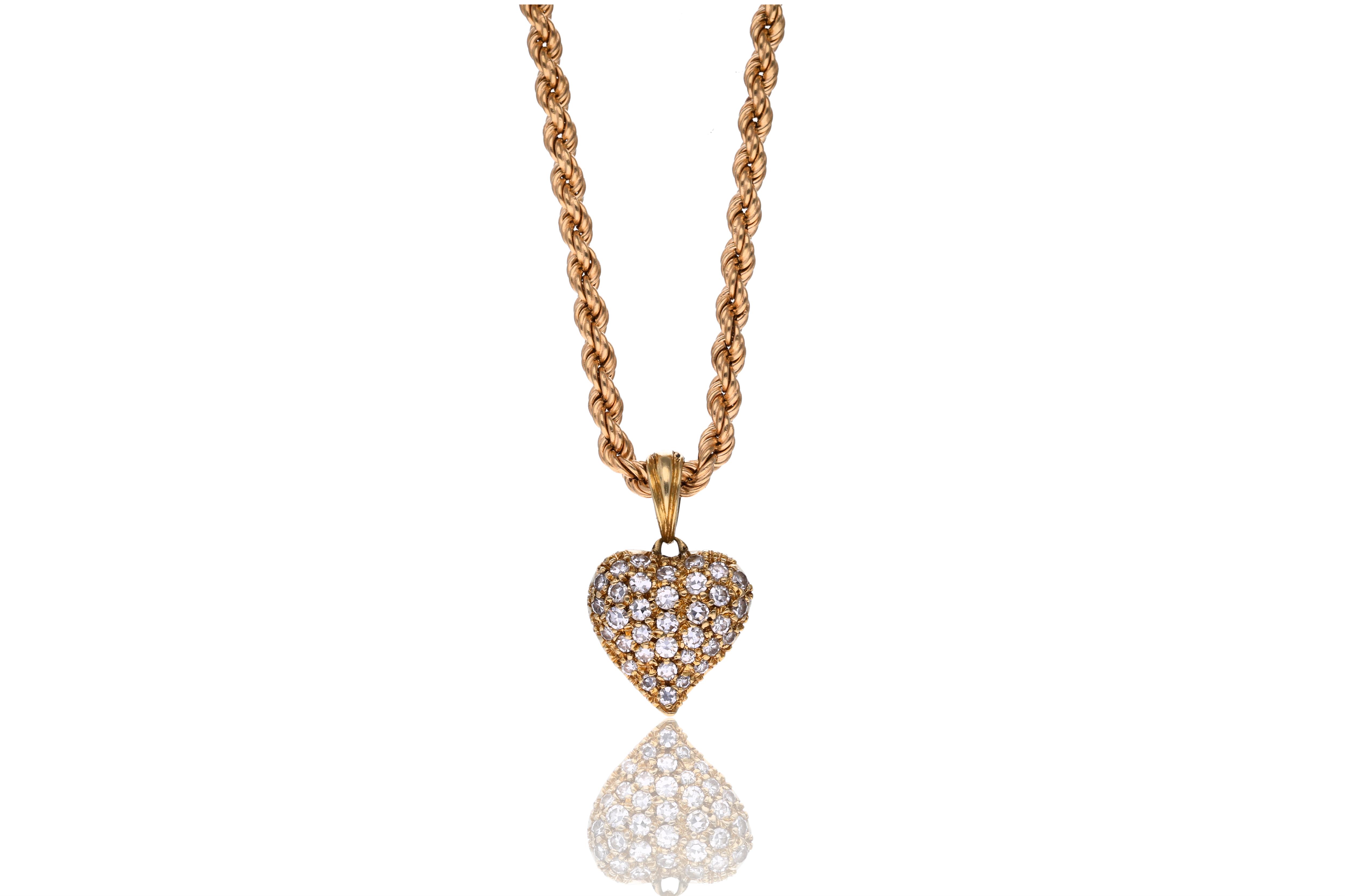 Collana e ciondolo con diamanti - Asta Preziosi