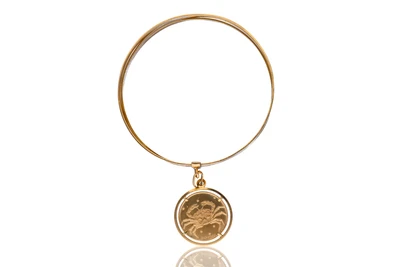 Bracciale con ciondolo in oro - Asta Preziosi