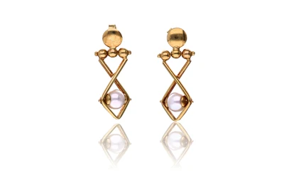 Paio di orecchini con perle - Asta Preziosi