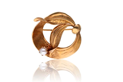 Spilla con perla coltivata - Asta Preziosi
