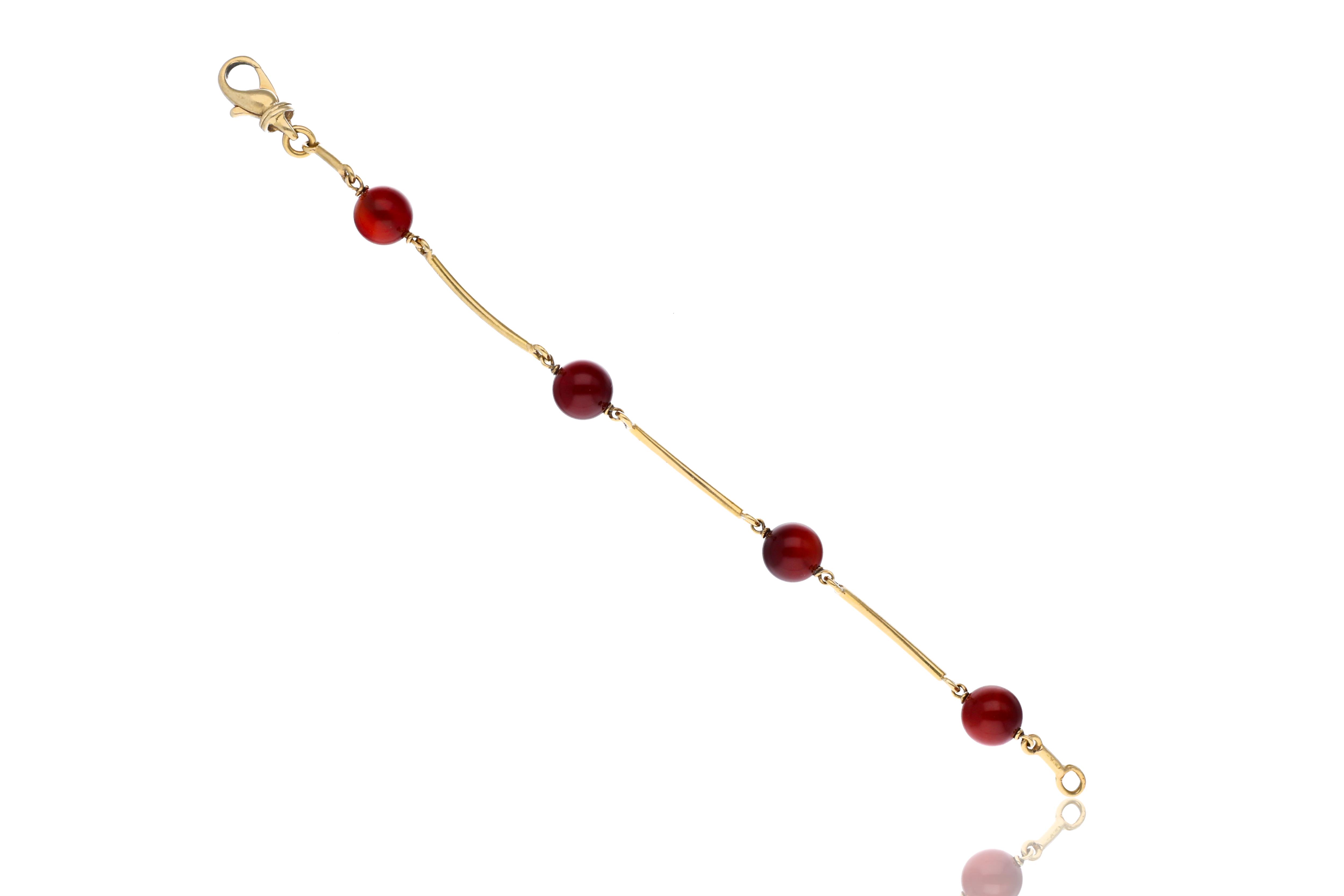 Bracciale con corniole - Asta Preziosi