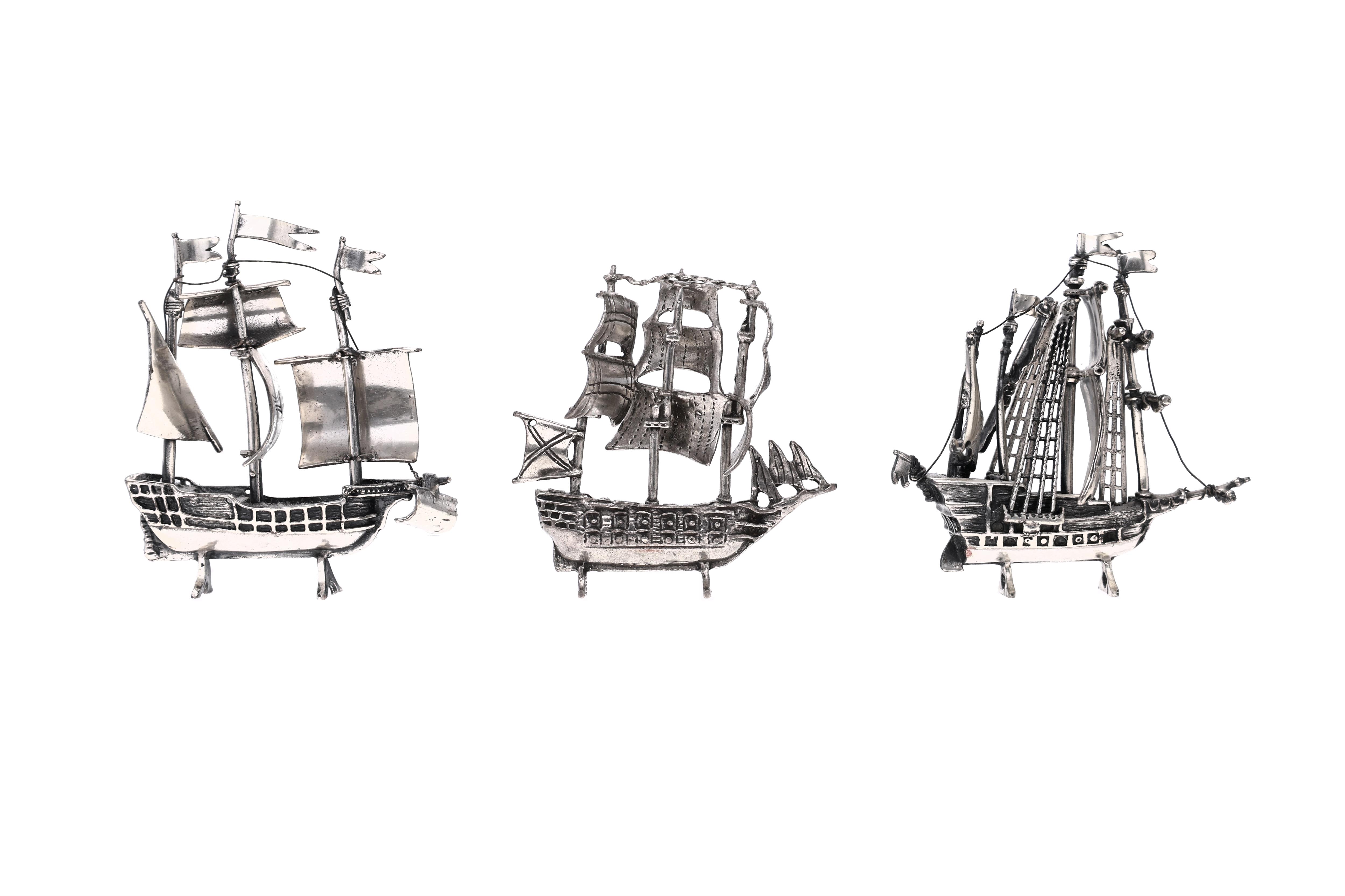 Tre soprammobili in argento - Asta Preziosi