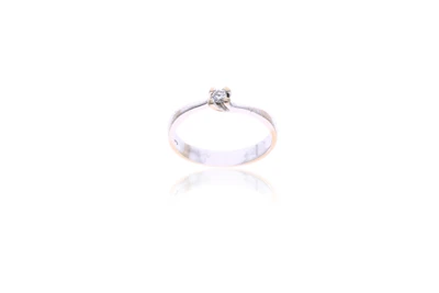 Anello con diamante - Asta Preziosi