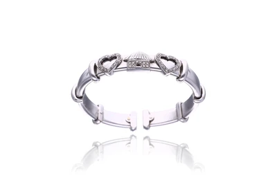 Bracciale flessibile con diamanti - Asta Preziosi