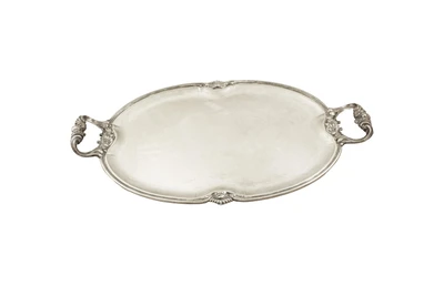 Vassoio ovale in argento - Asta Preziosi
