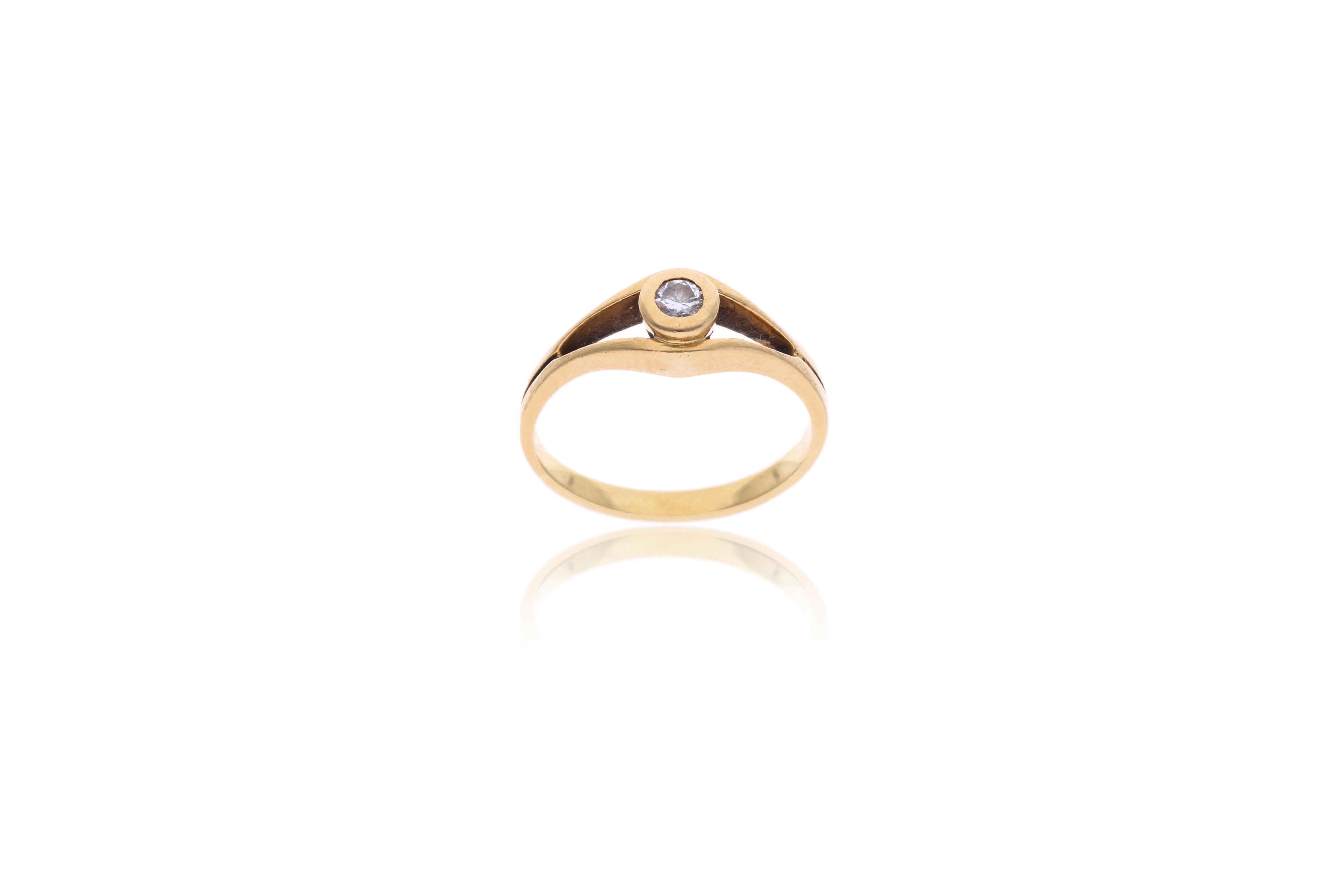 Anello con diamante - Asta Preziosi