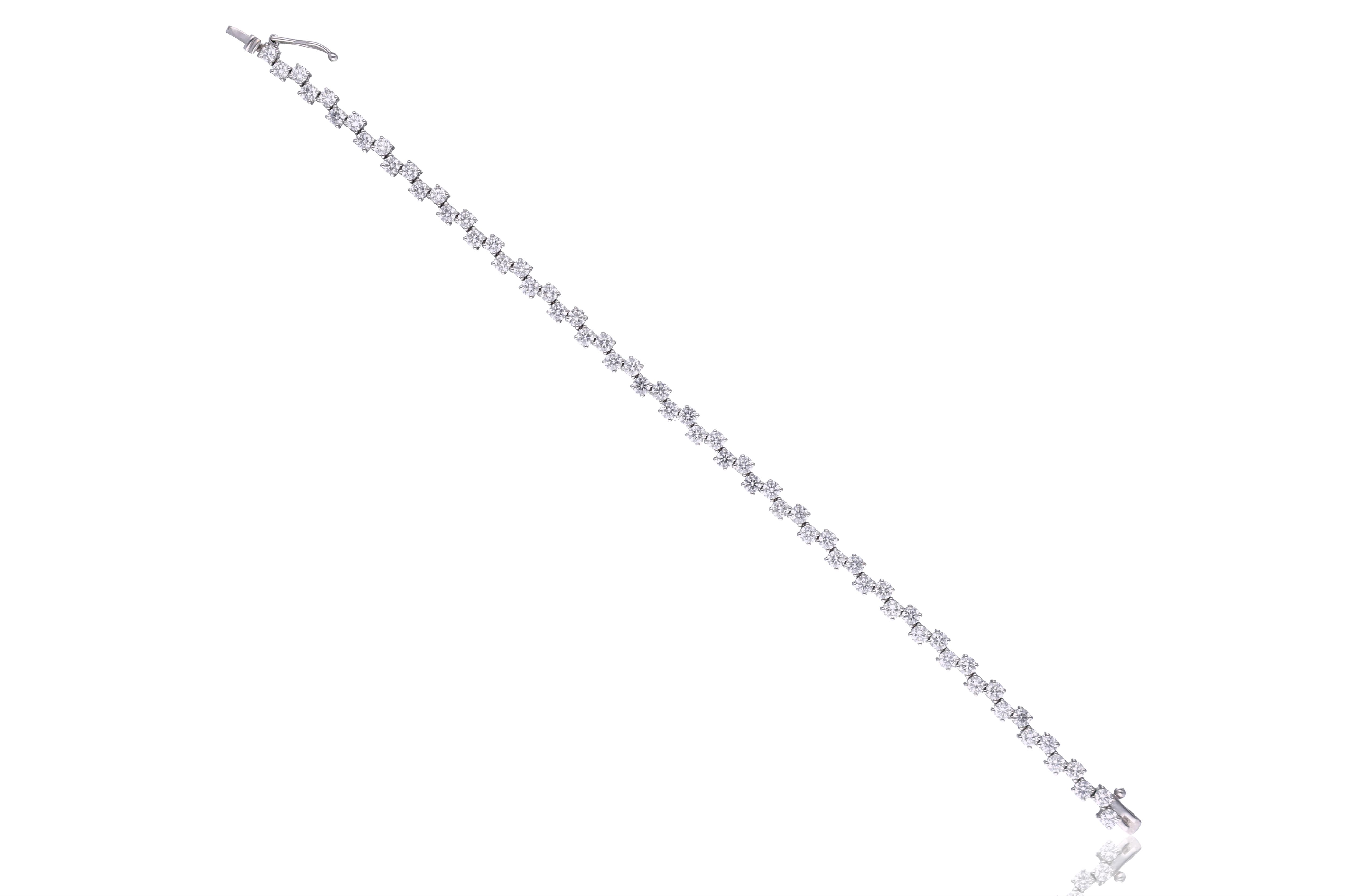 Bracciale con diamanti - Asta Preziosi