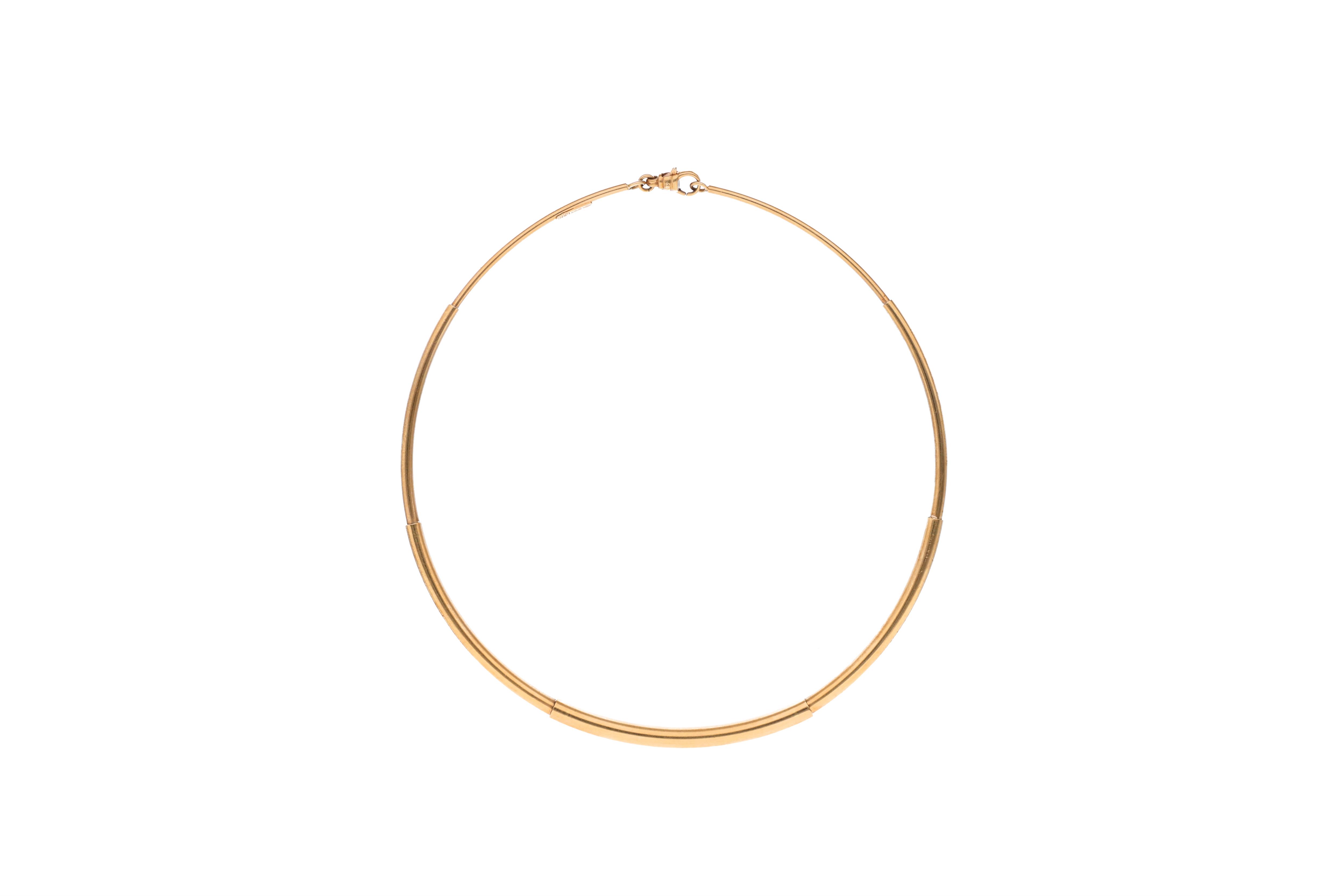 Collana rigida in oro - Asta Preziosi