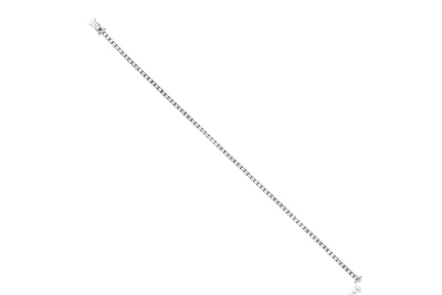 Bracciale tennis con diamanti - Asta Preziosi