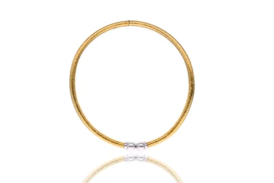 Collana rigida in oro - Asta Preziosi