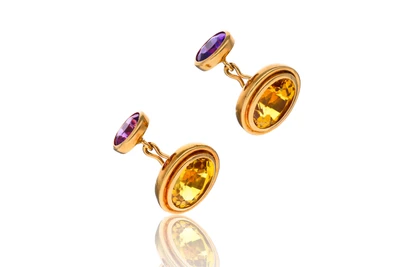 Paio di gemelli con pietre - Asta Preziosi