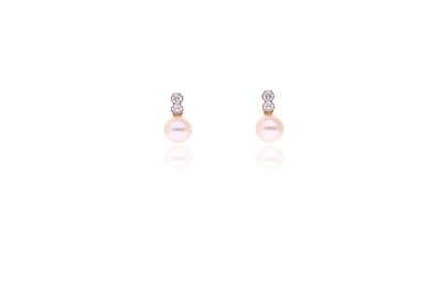 Paio di orecchini con perle e pietre - Asta Preziosi