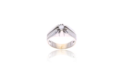 Anello con diamante - Asta Preziosi