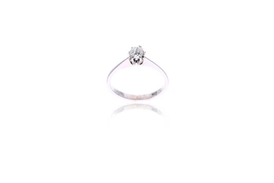 Anello con diamante - Asta Preziosi