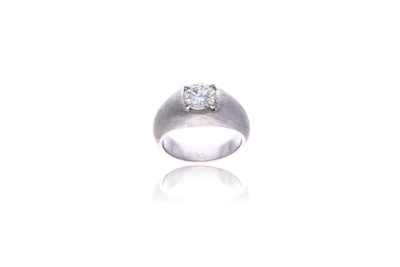 Anello con diamante - Asta Preziosi
