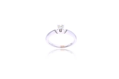 Anello con diamante - Asta Preziosi