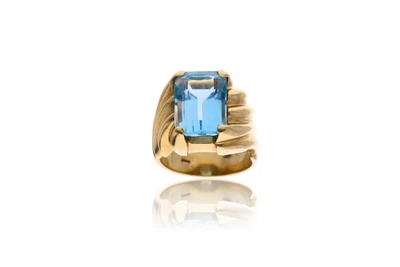 Anello con topazio - Asta Preziosi