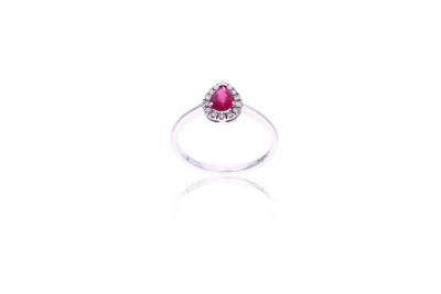 Bibigi anello con rubino diamanti - Asta Preziosi