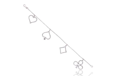 Bracciale con diamanti - Asta Preziosi
