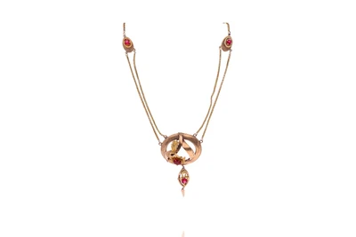 Collana con pietre - Asta Preziosi