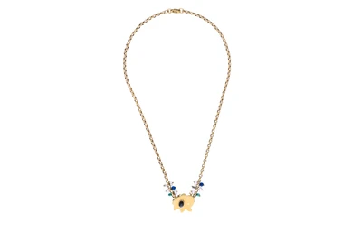 Collana con pietre e perle - Asta Preziosi