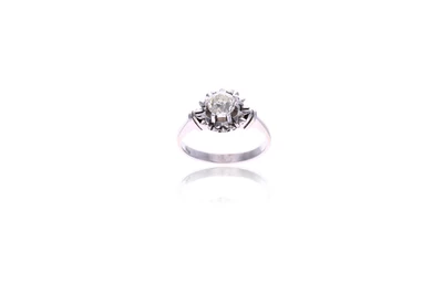 Anello con diamante - Asta Preziosi
