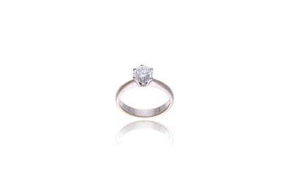 Anello con diamante - Asta Preziosi