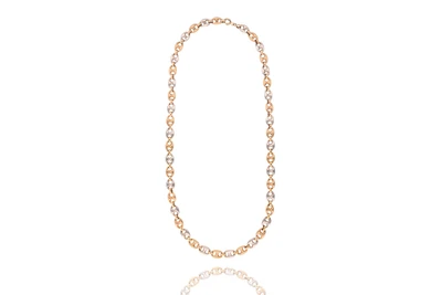 Collana in oro bicolore 750 - Asta Preziosi
