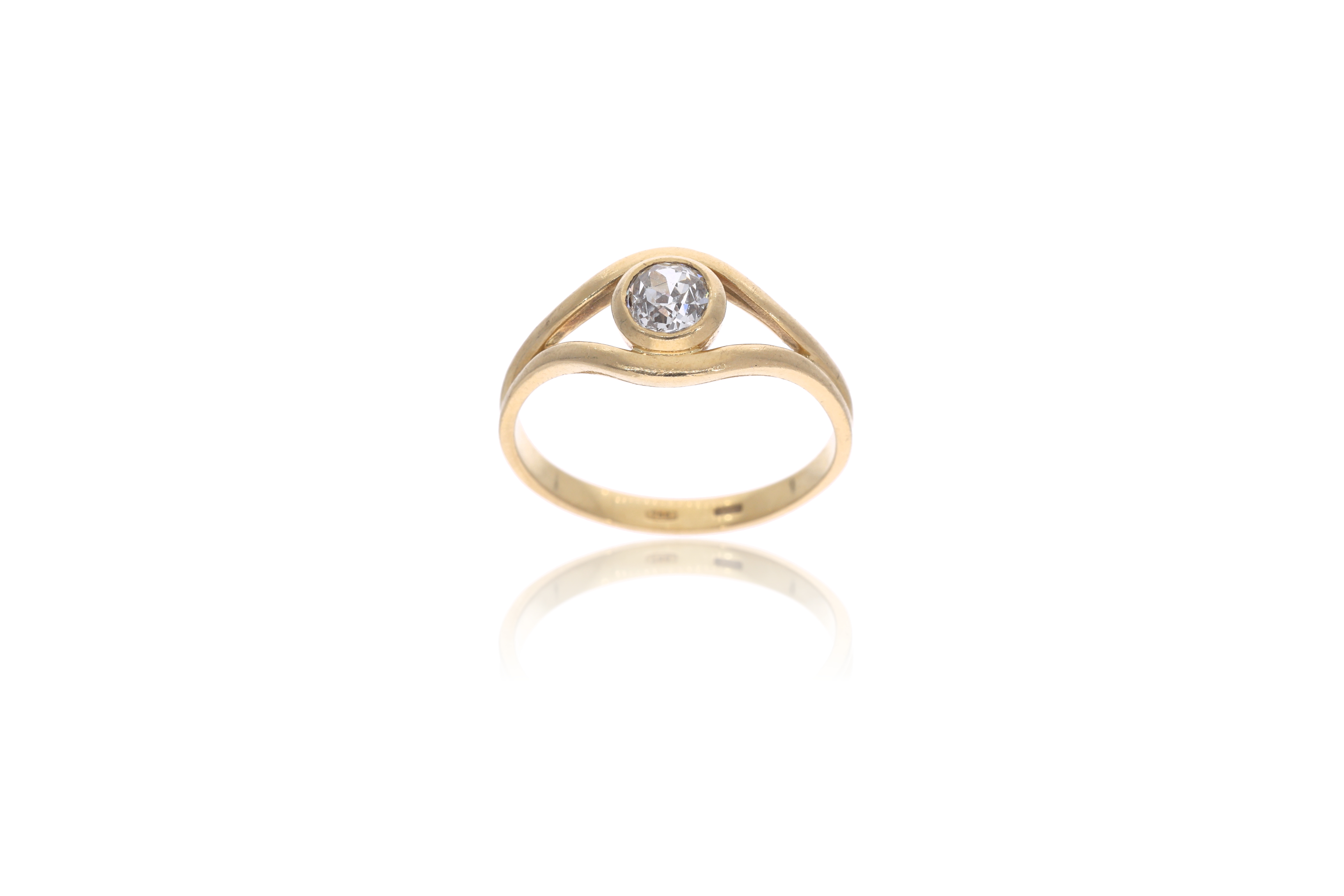 Anello con diamante - Asta Preziosi