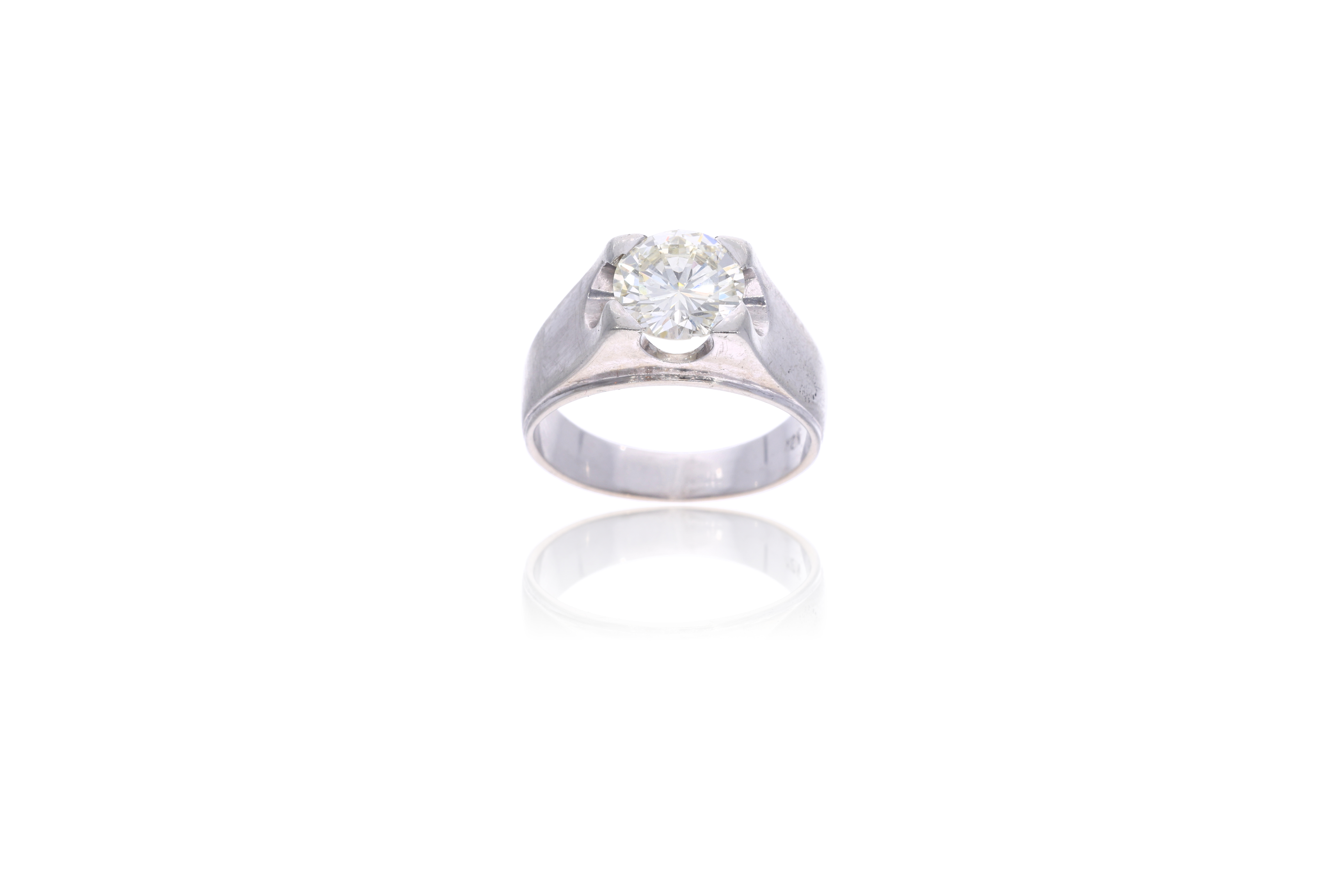 Anello con diamante - Asta Preziosi