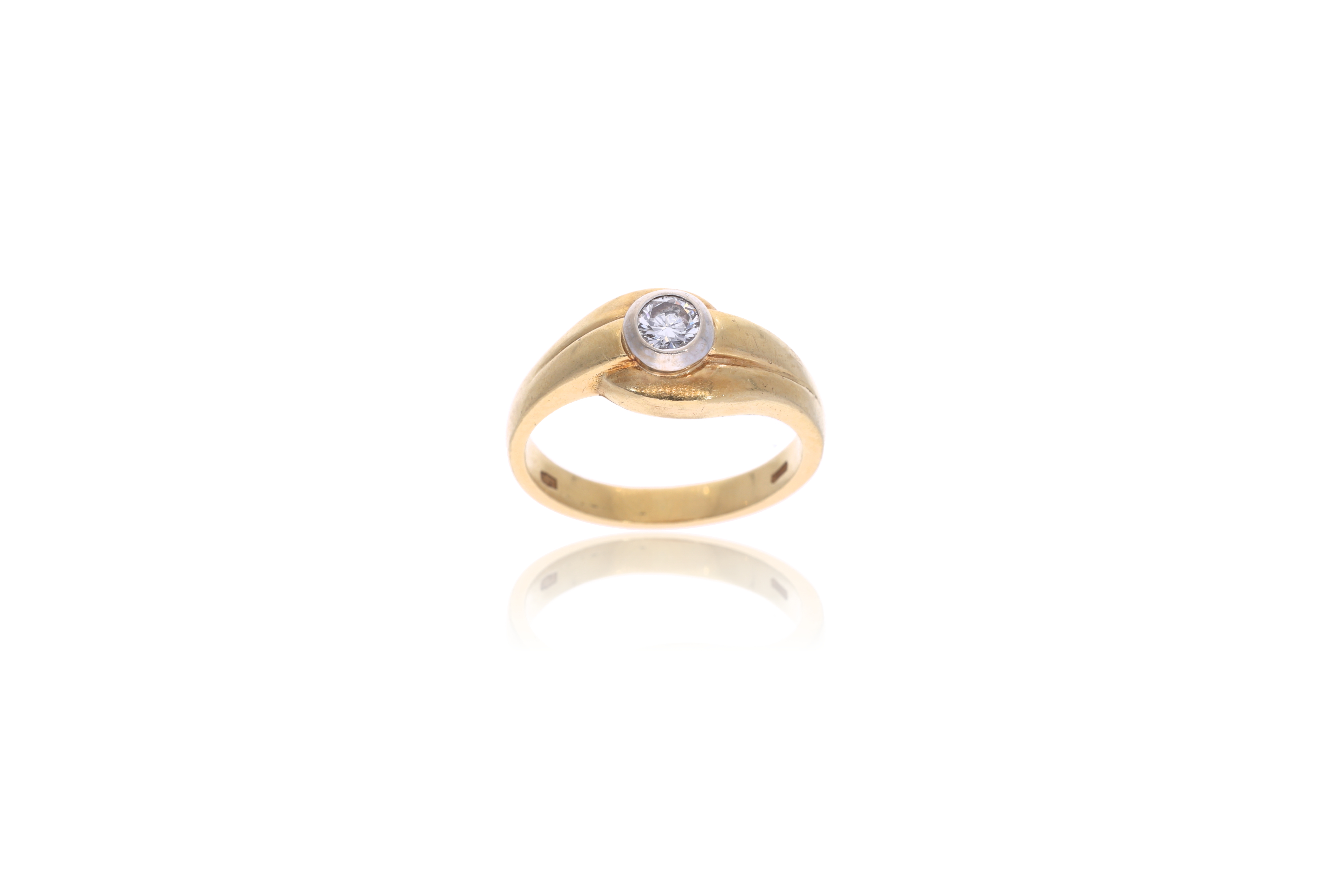 Anello con diamante - Asta Preziosi