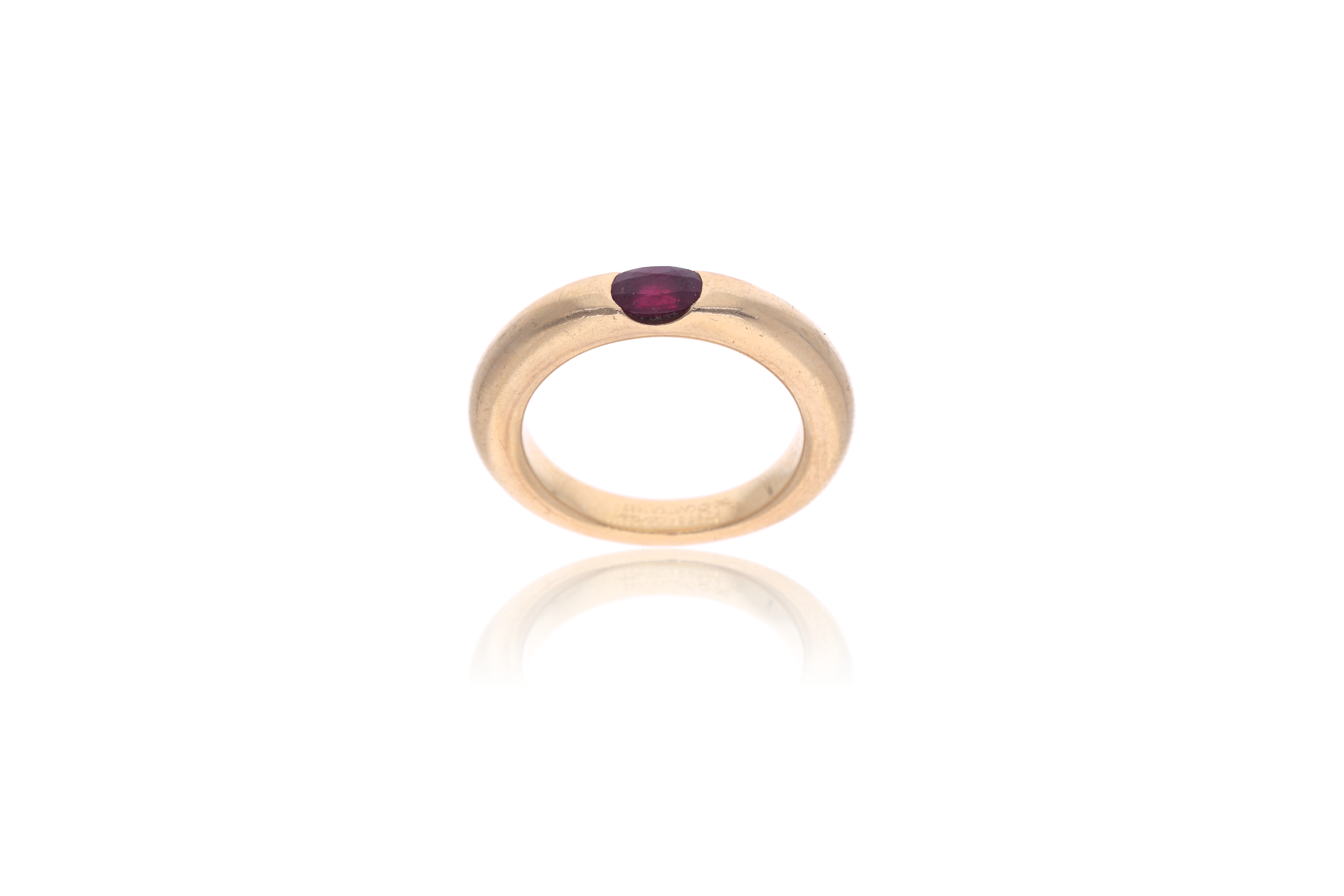 Cartier, anello "Ellisse" con rubino - Asta Preziosi