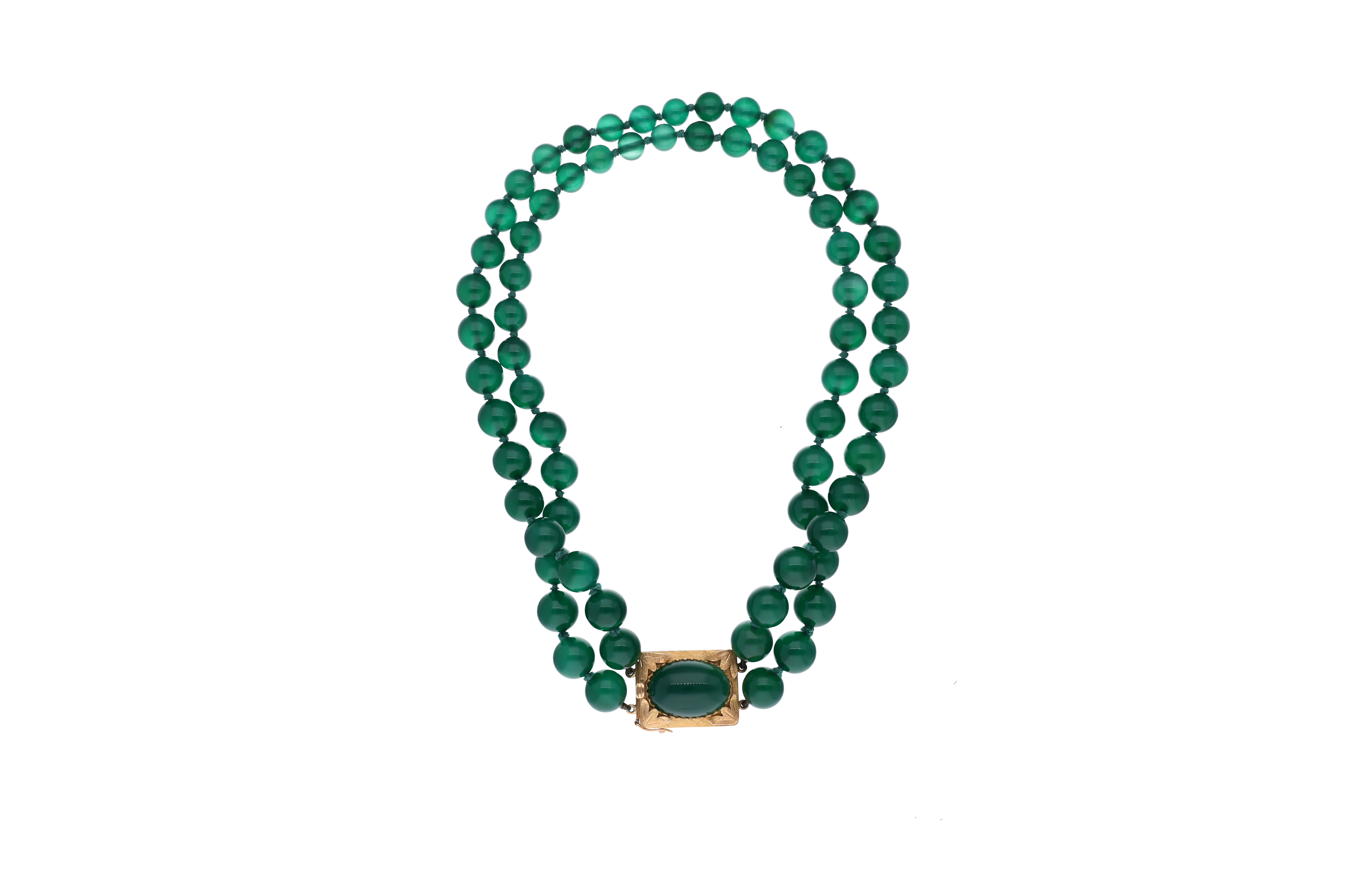 Collana di sfere in agata - Asta Preziosi