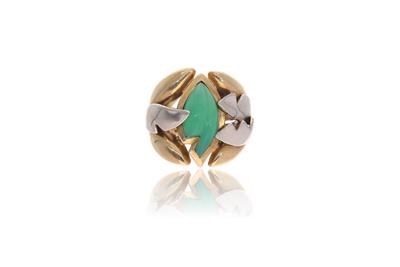 Anello con crisoprasio - Asta Preziosi