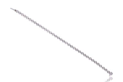 Bracciale tennis con diamanti - Asta Preziosi Bracciale tennis con diamanti - Asta Preziosi