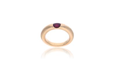 Cartier, anello "Ellisse" con rubino - Asta Preziosi Cartier, anello "Ellisse" con rubino - Asta Preziosi