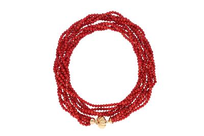Collana con coralli - Asta Preziosi