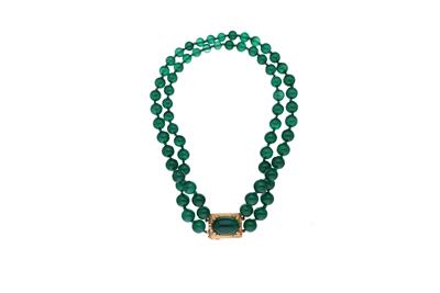 Collana di sfere in agata - Asta Preziosi
