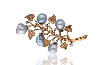 Spilla con perle barocche - Asta Preziosi Spilla con perle barocche - Asta Preziosi