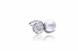 Anello con diamante e perla - Asta Preziosi Anello con diamante e perla - Asta Preziosi
