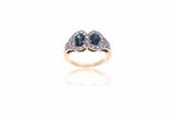 Anello con zaffiri e diamanti - Asta Preziosi Anello con zaffiri e diamanti - Asta Preziosi