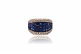 Anello zaffiri e diamanti - Asta Preziosi Anello zaffiri e diamanti - Asta Preziosi