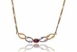 Collana con diamanti e rubino - Asta Preziosi Collana con diamanti e rubino - Asta Preziosi
