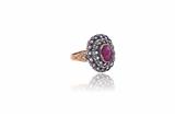 Demi parure con diamanti e rubini - Asta Preziosi Demi parure con diamanti e rubini - Asta Preziosi