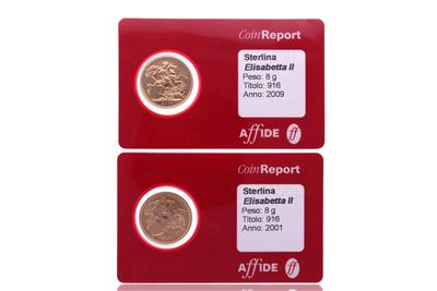 Due sterline inglesi - Asta Preziosi