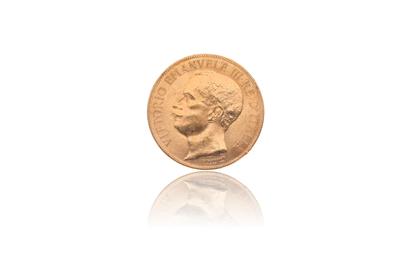 50 Lire, Vittorio Emanuele III, cinquantenario del Regno d'Italia - Asta Preziosi