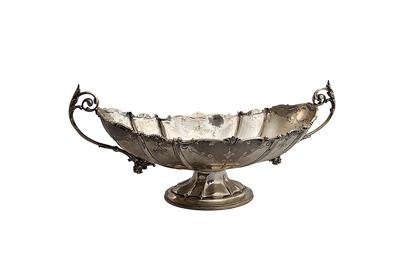 Alzata con manici in argento - Asta Preziosi