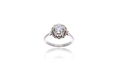 Anello con diamante - Asta Preziosi