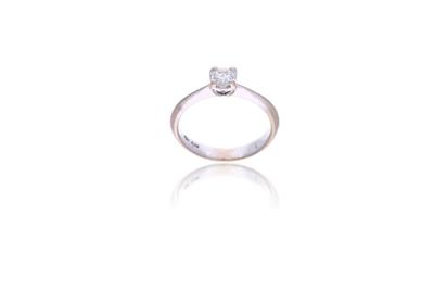 Anello con diamante - Asta Preziosi